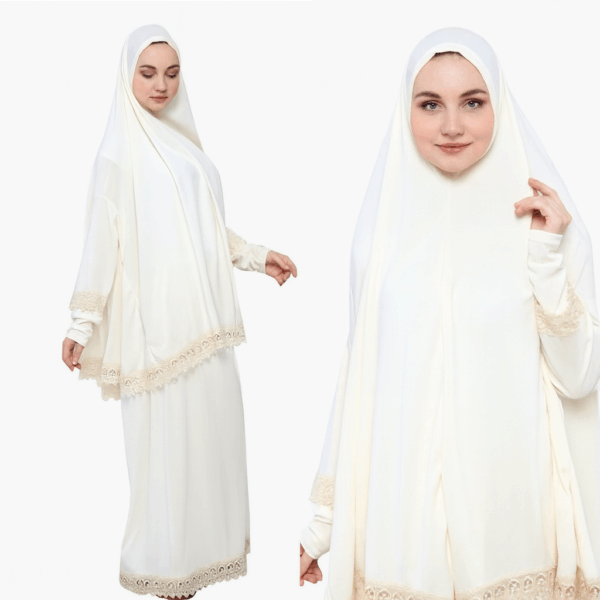 Lüks Nakışlı Namaz Elbisesi – Şık ve Rahat İbadet Elbisesi