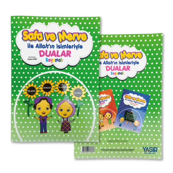Dua’lar Safa & Merve Boyama Kitabı – Çocuklar İçin Eğlenceli Dua Etkinlikleri - Merve Yayınları