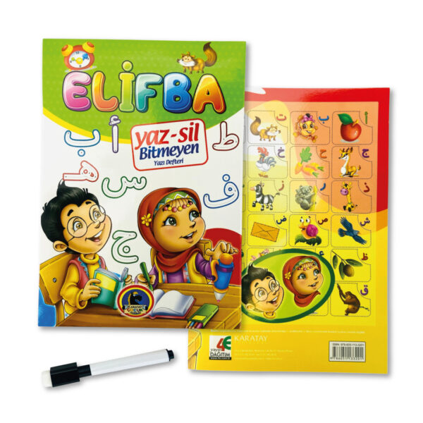 Yaz‑Sil Bitmeyen Elifba Yazı Defteri – Merve Yayınları