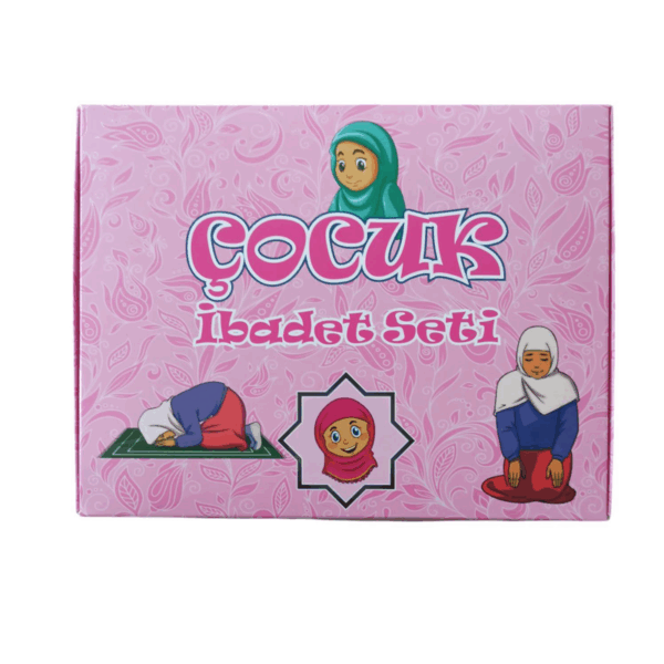 Çocuklar İçin Kız Çocuk İbadet Seti (Kutulu)