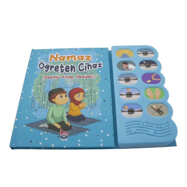 Çocuklar İçin Namaz Öğreten Cihaz – Sesli Resimli Kitap Seti (Mavi)