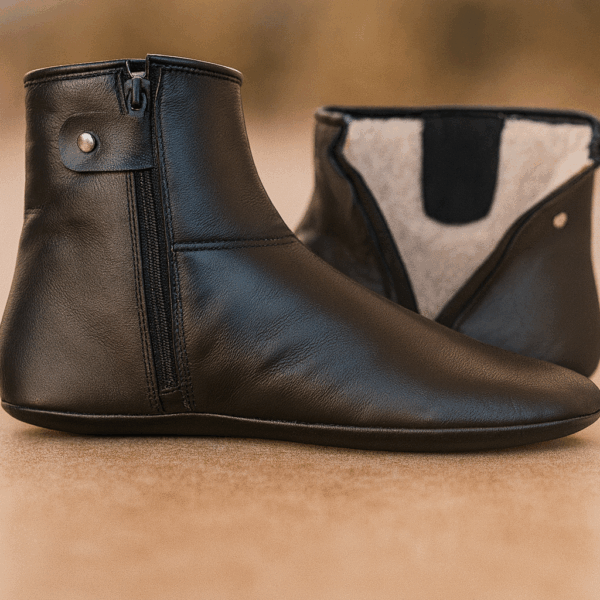 Deri Mest Koyun – Tek Miflonlu, Fermuarlı (Unisex - Kadın/Erkek)